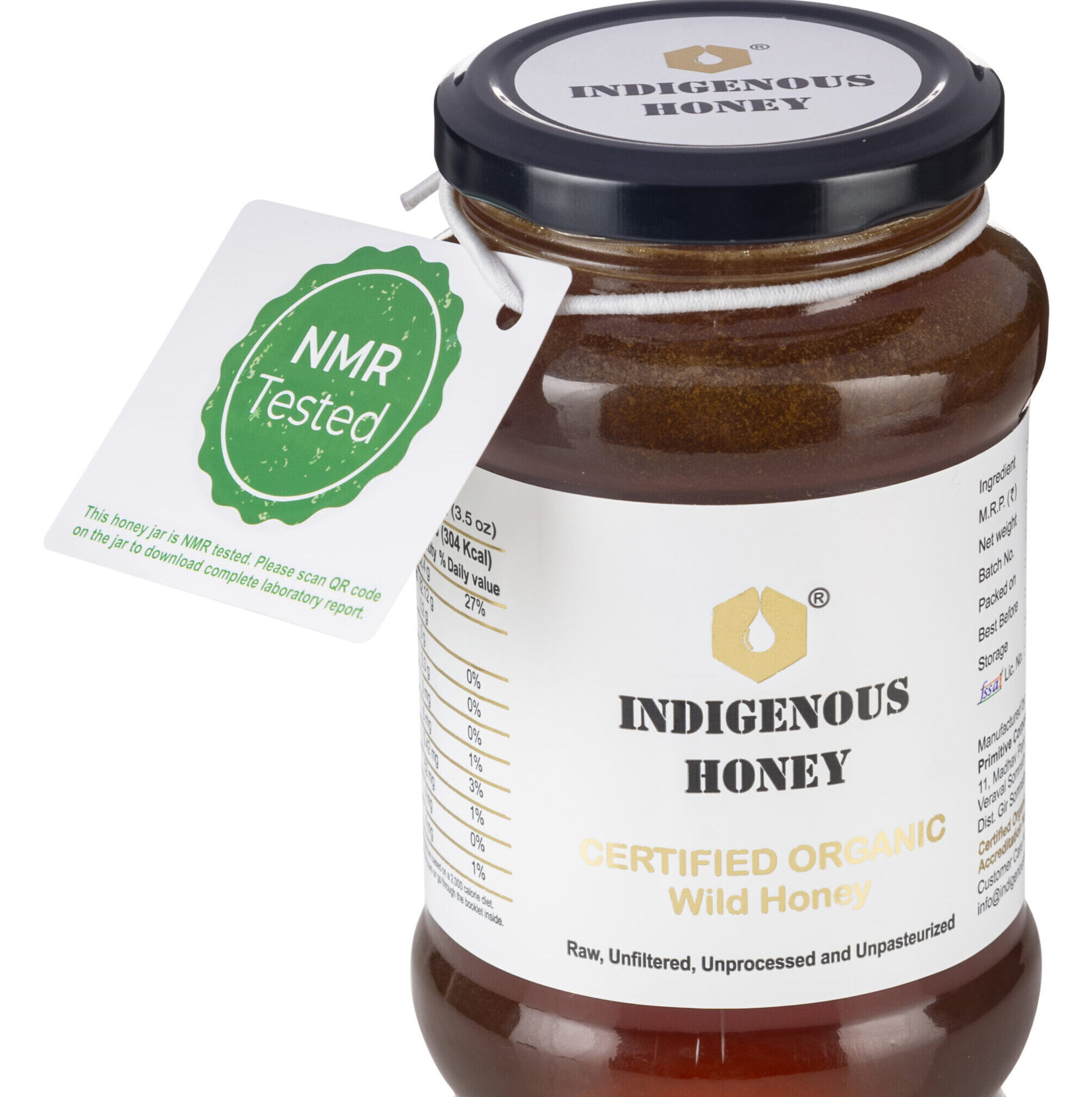 Organic Wild Honey – 530g Glass Bottle