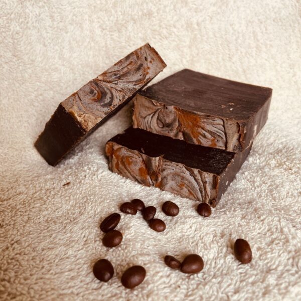 Cacao-Coffee Handmade Bath Soap | Cold-Processed | Ideal for Dull & Dry Skin